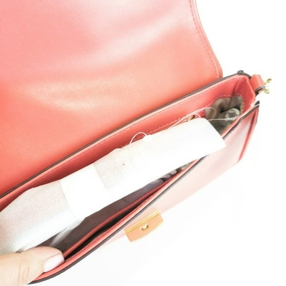 MICHAEL Michael Kors Bradshaw Small Leather Convertible Shoulder Bag -Berry - Picture 6 of 7